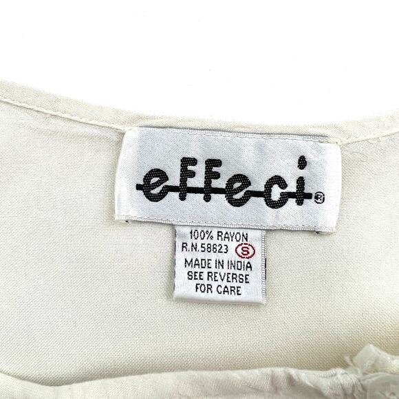 Vintage Crewel Embroidered Skirt Set by Effeci Naturecore Boho Hippie - Picture 3 of 9